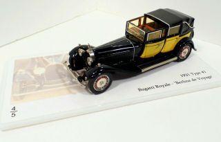 1931 Bugatti Royale Type 41 Towncar By Minimarque Models,  1/43 Le 4 Of 5 Rare