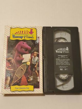 Barney Four Seasons Day Time Life 14 Vhs Tape Rare Oop