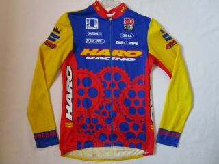 Vtg Aussie Team Haro Racing Bmx L/s Race Jersey Shirt Bike Cycling Mtb Sz L Rare