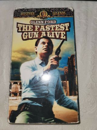 The Fastest Gun Alive (vhs) Glenn Ford,  Jeanne Crain (rare Oop)