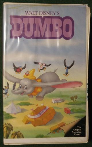 Walt Disney Black Diamond Classics - Dumbo (vhs,  1998) Rare And Collectible 024
