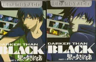 Darker Than Black Season 1 Complete 1 - 25 Dvd Oop Rare Edition