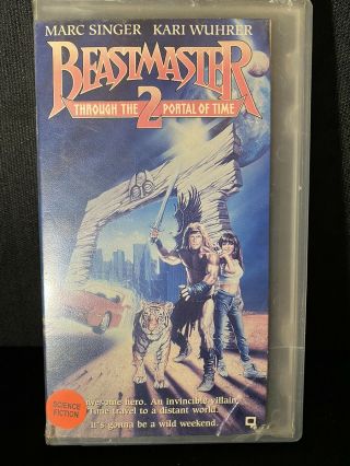 Beastmaster 2 - Through The Portal Of Time (vhs,  1992) Mark Singer - Rare Oop