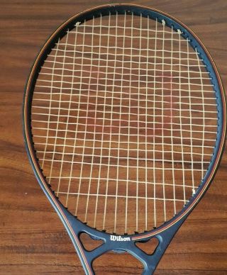 Vintage RARE Wilson Pro Staff 125 Oversize Tennis Racquet 4 1/2 (L4) W/bag 2