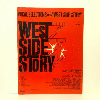 Vocal Selection From West Side Story 1957 Bernstein Sondheim Natalie Wood