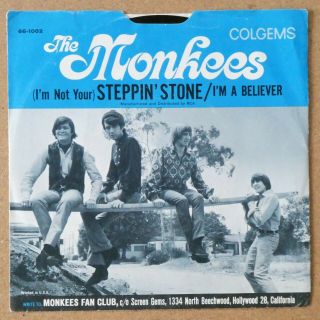 The Monkeys – Stepping Stone/i’m A Believer Rare 45 Single 66 - 1002