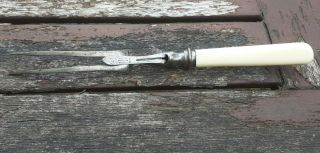 Vintage/ Old Cutlery Carving Fork Made By Rodgers Of Sheffield