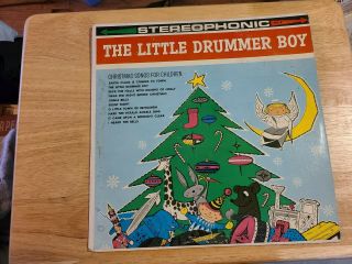 Vintage Lp The Little Drummer Boy Christmas Songs For Children Rare Xms 8