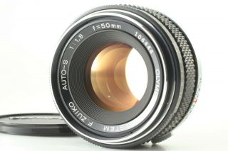 Rare [exc,  ] Olympus M - System F.  Zuiko Auto - S 50mm F1.  8 Mf Lens From Japan
