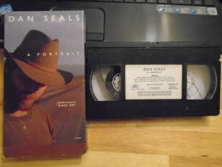 Rare Oop Dan Seals Vhs Music Video A Portrait Country 1990 Rage On Big Wheels.