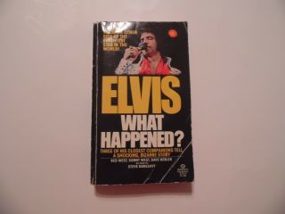 Ultra Rare Elvis What Happened? First Edition Book With Rare Page