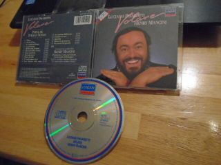 Rare Oop West Germany Luciano Pavarotti Cd Volare Henry Mancini Three Tenors 