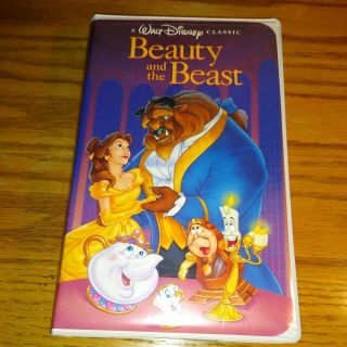 Beauty And The Beast Vhs Tape 1992 Walt Disney 