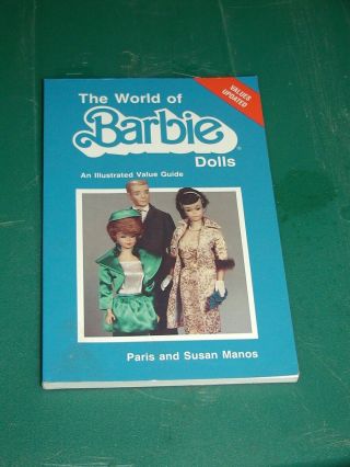 Vintage World Of Barbie Dolls Illustrated Value Guide Book 1992 144pg Schroeder