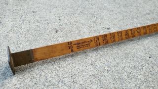 Rare Vintage Doyle Scale Lufkin Logging Log Board Ft Measuring Stick