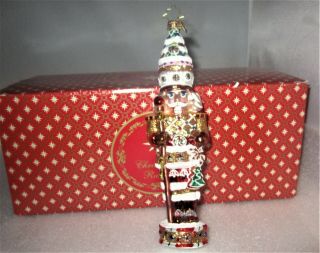 Christopher Radko Candy Cracker Nutcracker Sweets Christmas Ornament,  Box Rare