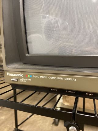 RARE Vintage Panasonic CT - 160 Color Dual Mode Computer display 2