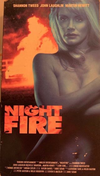 Night Fire (vhs,  Unrated Version) Rare 1994 Erotic Thriller Stars Shannon Tweed