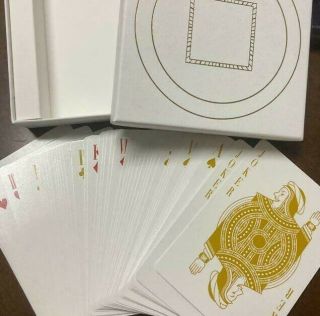 Rare Authentic Cartier Playing Cards W/box