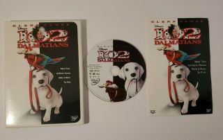 102 Dalmatians Dvd 2000 Full Screen With Insert Oop Rare