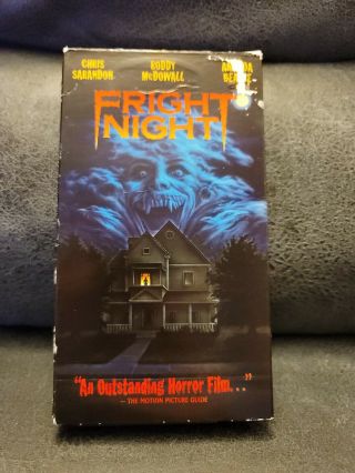 Fright Night Vintage Cult Horror Vhs Home Video Tape Slasher Gore Rare