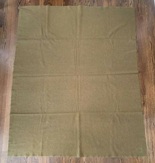 Rare Wwii Army Blanket Made By Marshall Field 
