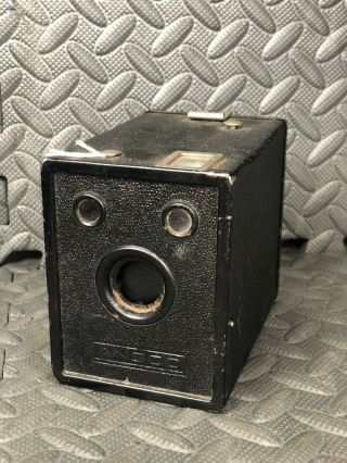 Agfa Ansco B - 2 Cadet Antique Vintage Box Snap Shot Film Camera Conditon