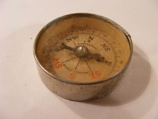 Vintage Pocket Compass Made In Germany - As Seen