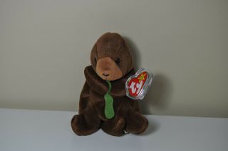 Rare Retired Ty Beanie Baby Seaweed With Double Tush Tags Shipp