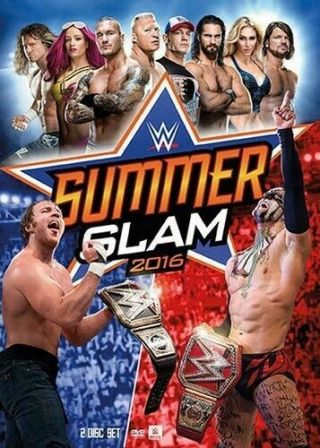Wwe Wwf Summerslam 2016 Official Dvd Pay Per View Main Event Rare