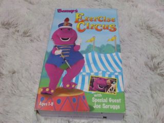 Rare Box Barney Exercise Circus Vhs