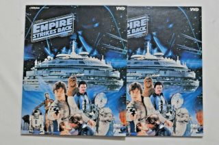Very Rare Star Wars The Empire Strikes Back Vhd Disc 2discs Georg Lucus - Film