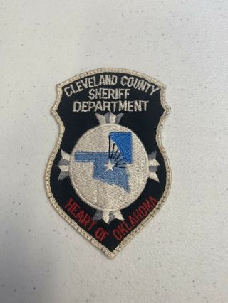 Rare Vintage Cleveland County Sheriffs Department Patch