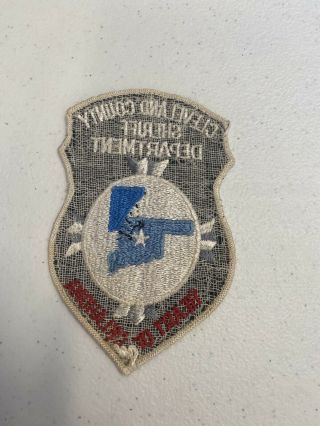 Rare Vintage Cleveland County Sheriffs Department Patch 2