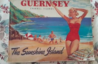 Antique Guernsey The Sunshine Island Tourist Book