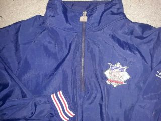 Rare Vintage National Lg Umpire Base Jacket Authentic Embroid 2xl Logo Athletic