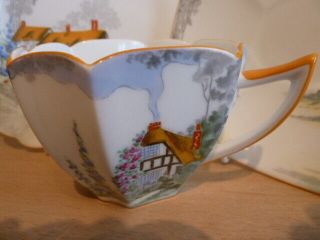 AND RARE SHELLEY QUEEN ANNE TRIO COTTAGE PATTERN 3