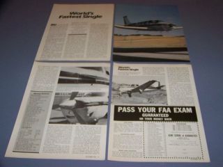 Vintage.  Machen A - 36 Bonanza.  History/photos/details/specs/cost.  Rare (830n)