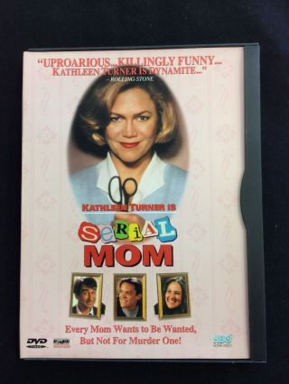 Serial Mom Rare 90s 1994 Dvd Kathleen Turner John Waters Snapcase Hbo