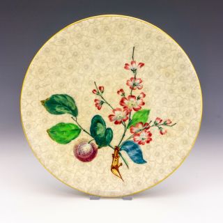 Antique Royal Worcester Porcelain - Flower Painted Plate - But Lovely