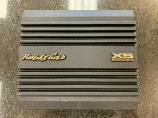 Rare Old School Phoenix Gold Xs2500 2 Channel Amplifier Amp