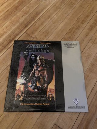 Masters Of The Universe He - Man - Dolph Lundgren Rare Laserdisc &.