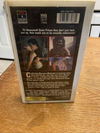 Rare CAGED FURY Women In Prison Exploitation Wild Over the Top WIP VHS Video 3