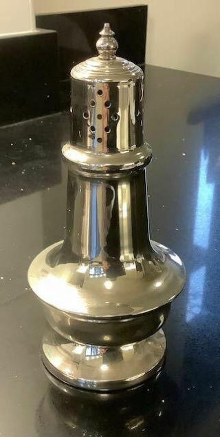 Vintage Cavalier Silver Plated Sugar Flour Shaker Sifter Height 18 Cm Vgc