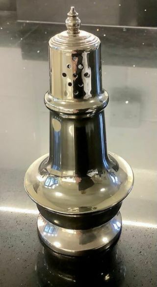 Vintage Cavalier Silver Plated Sugar Flour Shaker Sifter Height 18 cm VGC 2