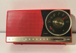 Vintage Westinghouse Seven Transistor Personal Portable Radio - Rare - With Case
