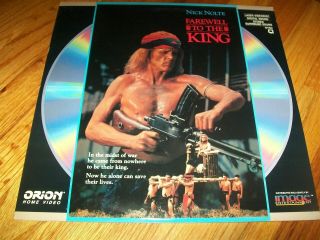 Farewell To The King Laserdisc Ld Very Rare Nick Nolte