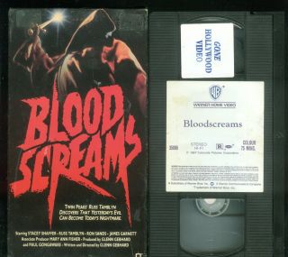 Blood Screams Vhs Horror Rare 1989 Slasher Mexican Horror Aka The Bloody Monks