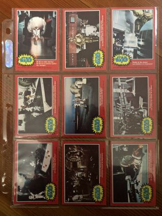 Rare Star Wars Opc Series 2 Complete Set 66 Cards 1977 Canadian Most Near 3