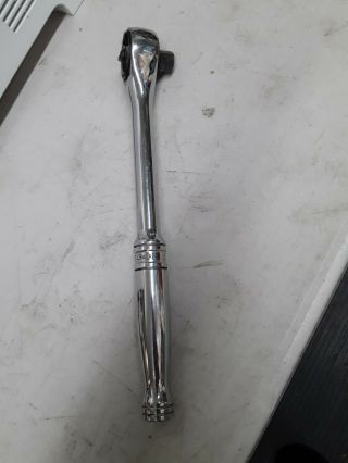 Rare Good Snap On S872 Round Head Ratchet 1/2 " Drive 10.  25 " Long